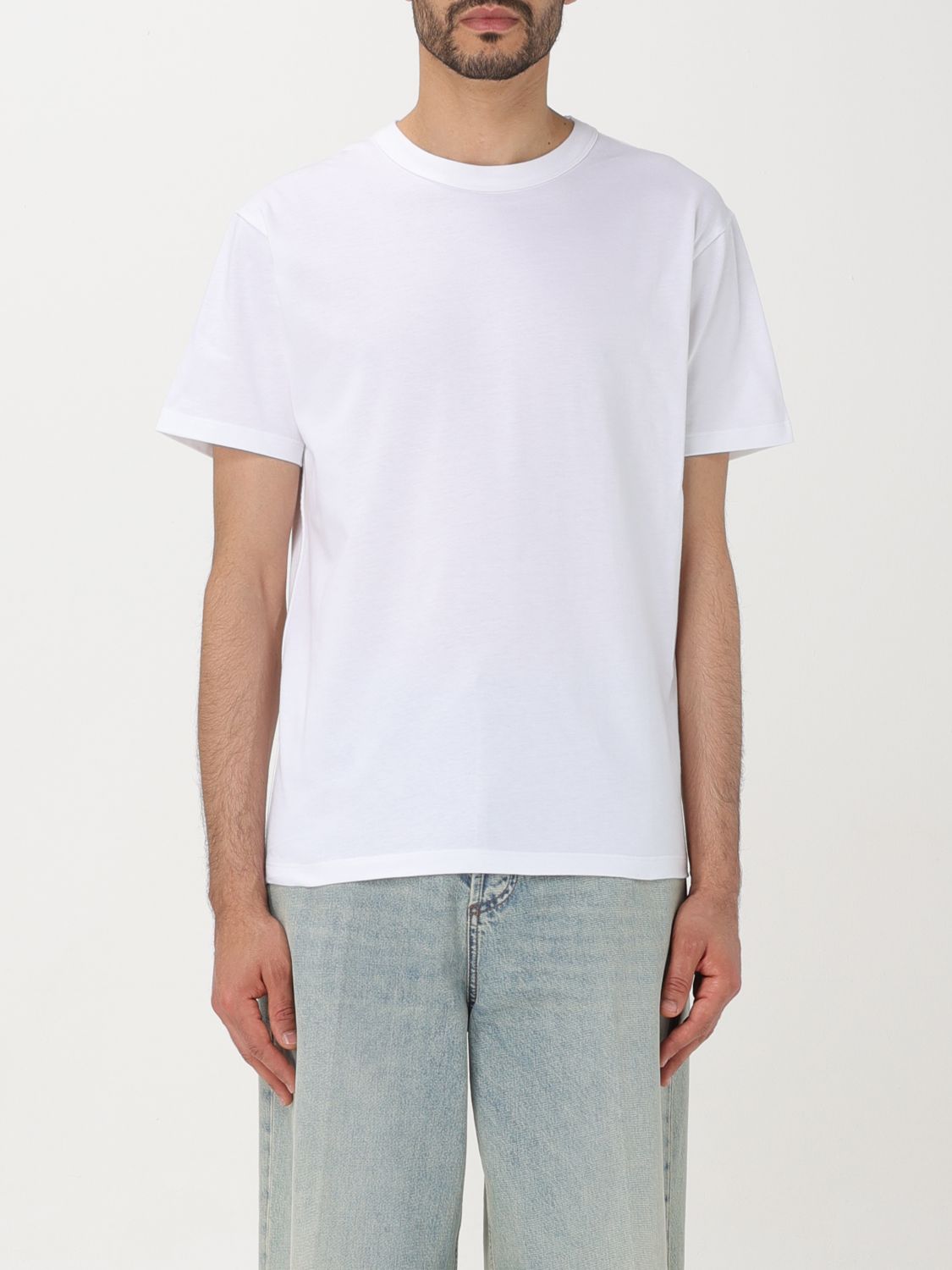 Shop Valentino T-shirt  Men Color White