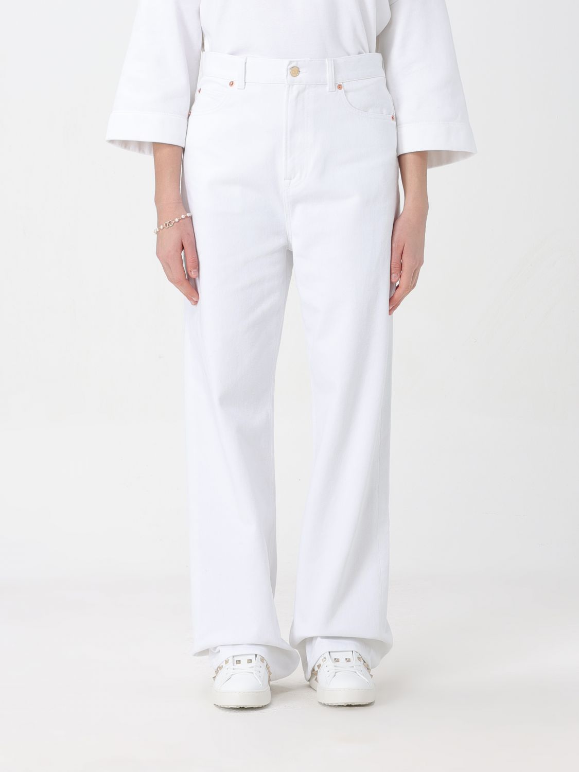 Shop Valentino Jeans  Woman Color White