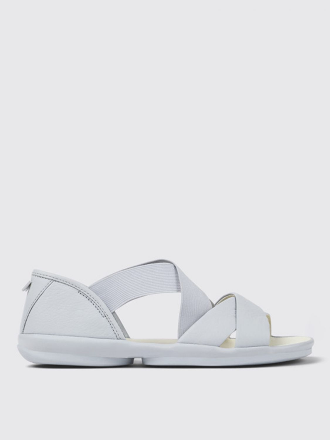 Bare leather sandal The Row Grey size 39.5 EU in Leather - 38042839