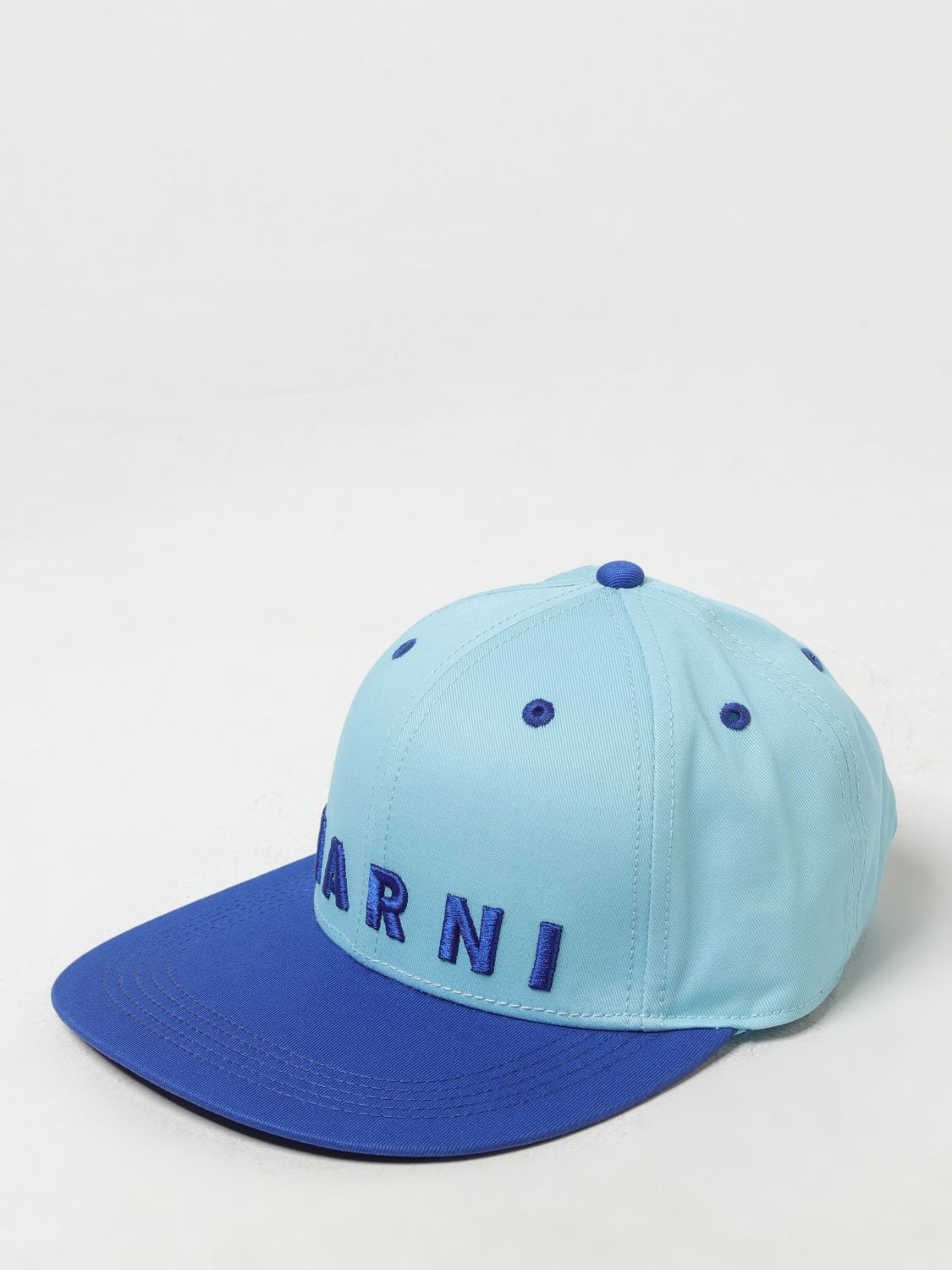 Shop Marni Hat  Kids Color Gnawed Blue