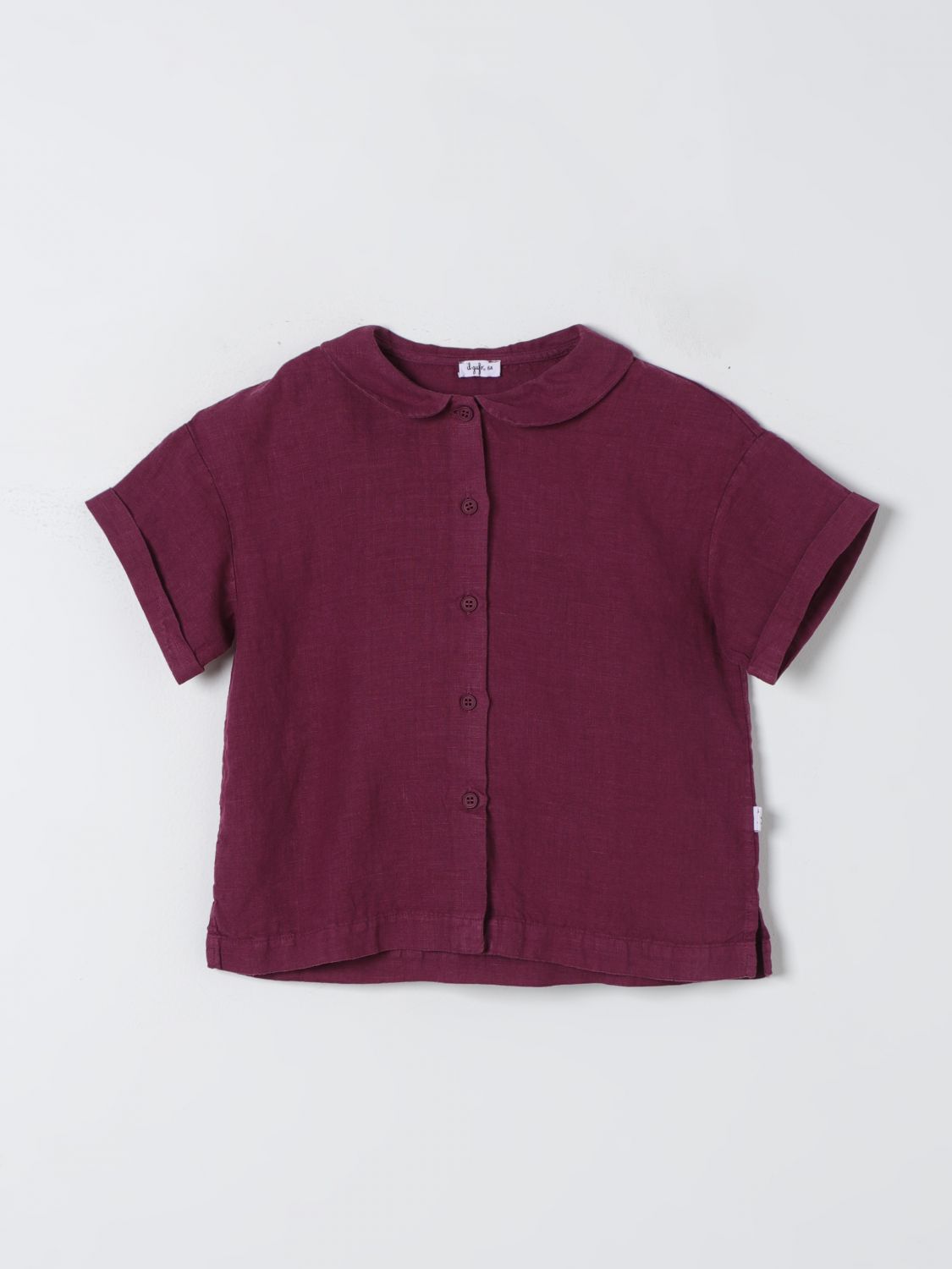 Shop Il Gufo Shirt  Kids Color Violet