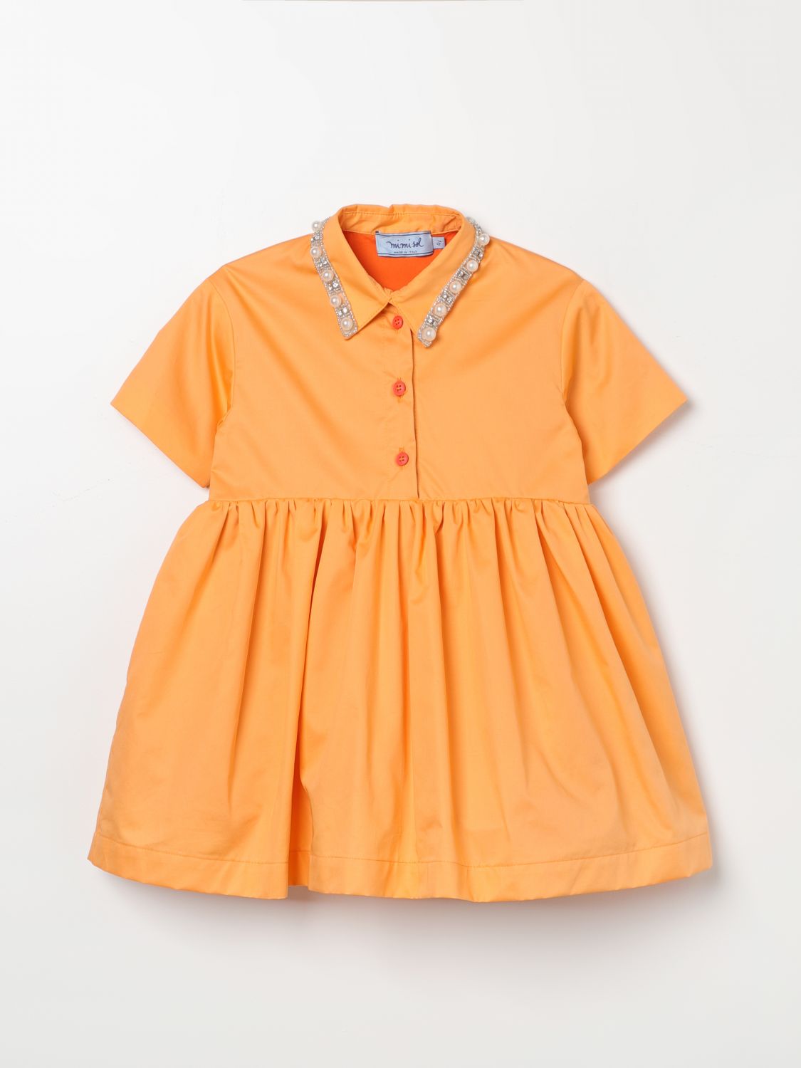 Shop Mi Mi Sol Dress  Kids Color Orange