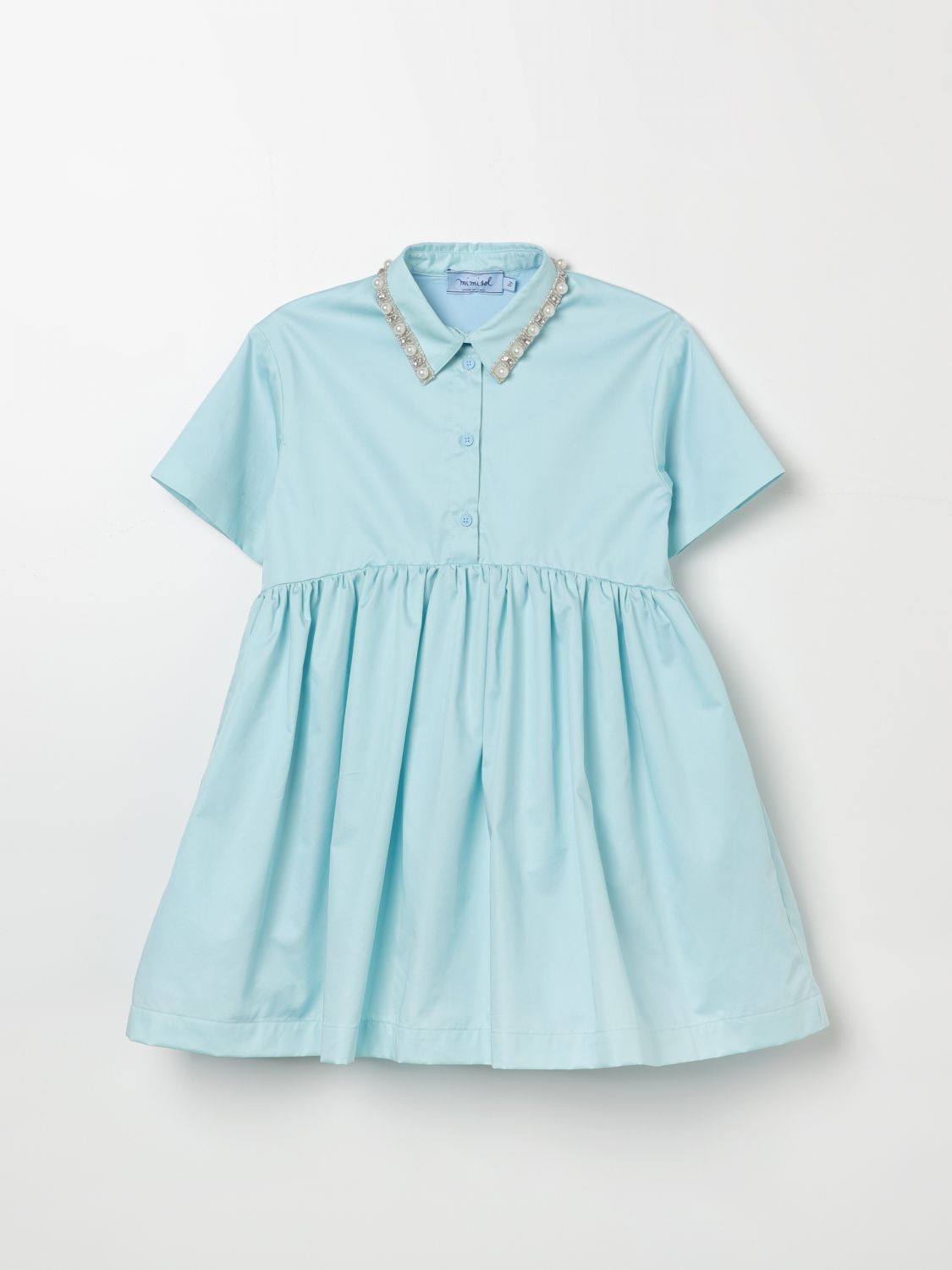 Mi Mi Sol Dress  Kids Color Blue