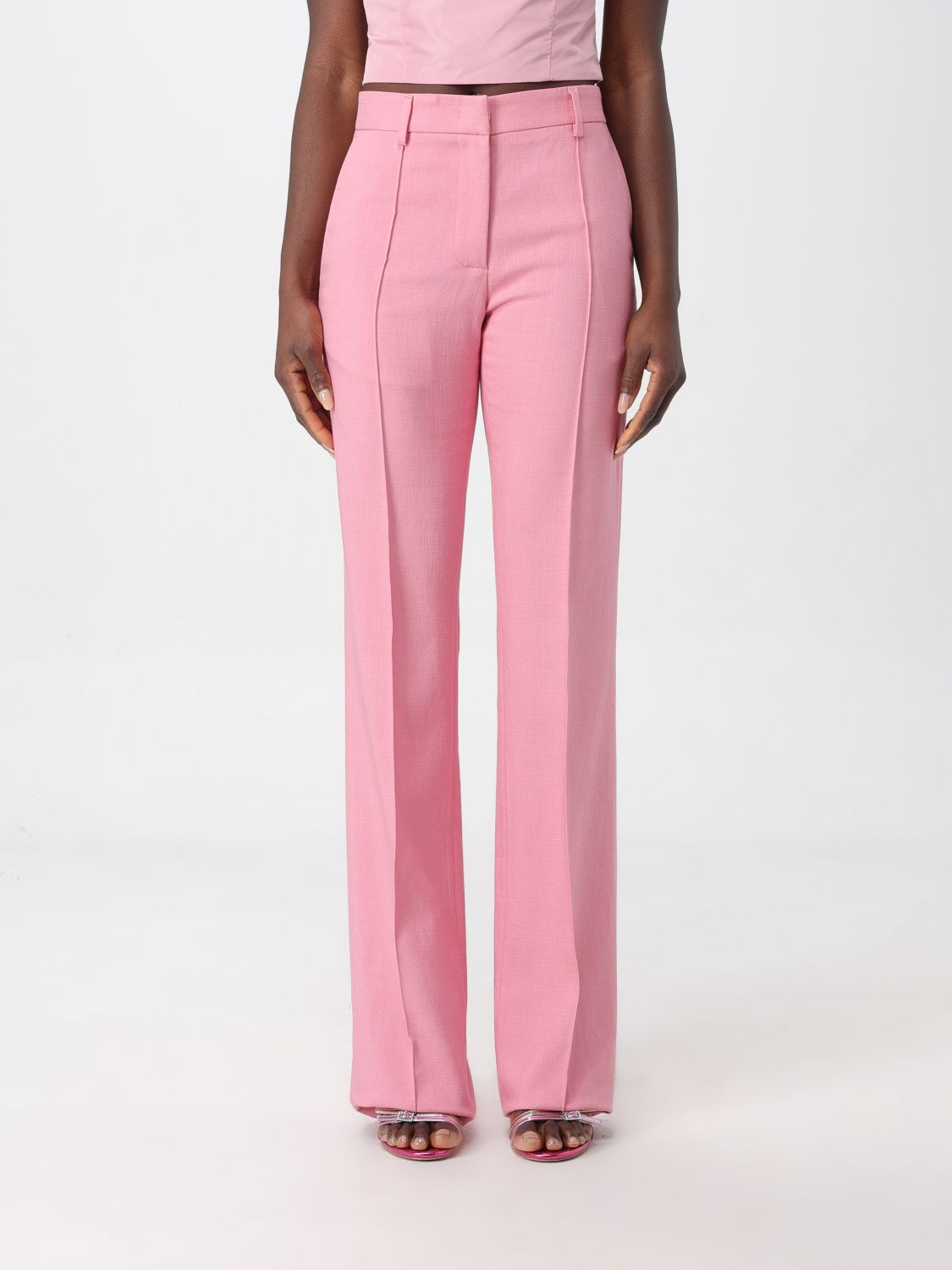 Msgm Pants  Woman Color Pink