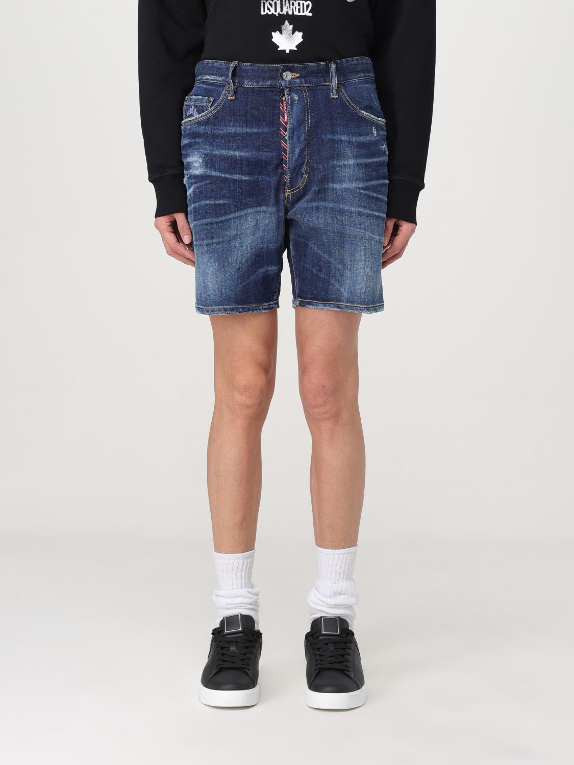 Shop Dsquared2 Short  Men Color Blue