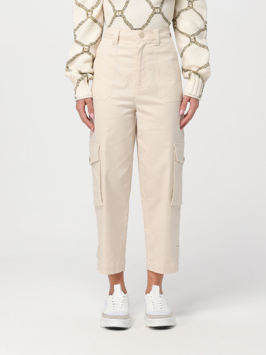 Shop Twinset Pants  Woman Color White