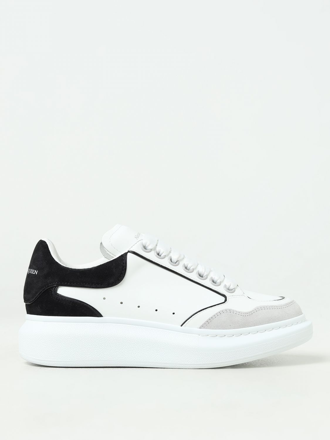 Shop Alexander Mcqueen Sneakers  Woman Color White