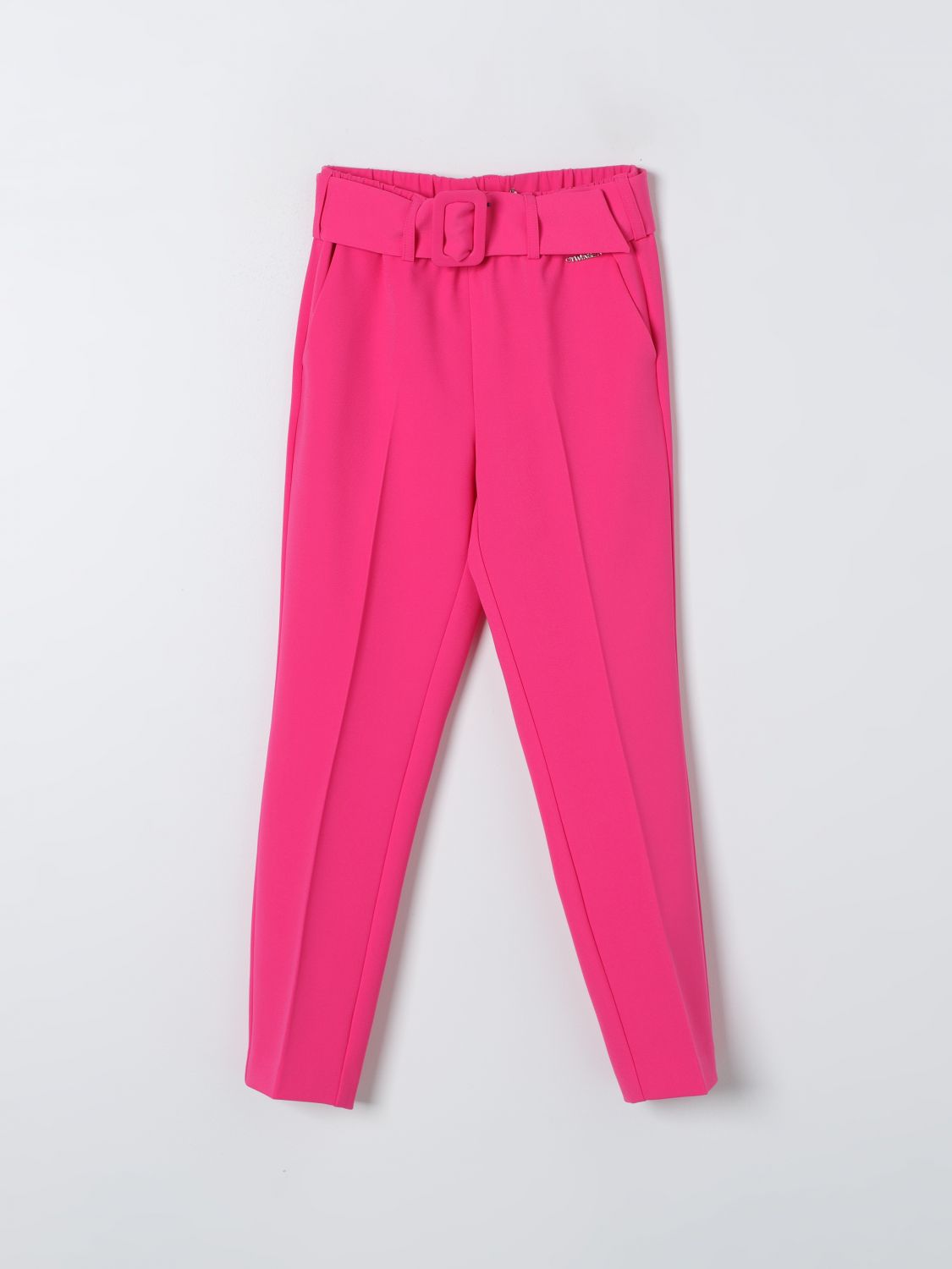 Shop Twinset Pants  Kids Color Fuchsia