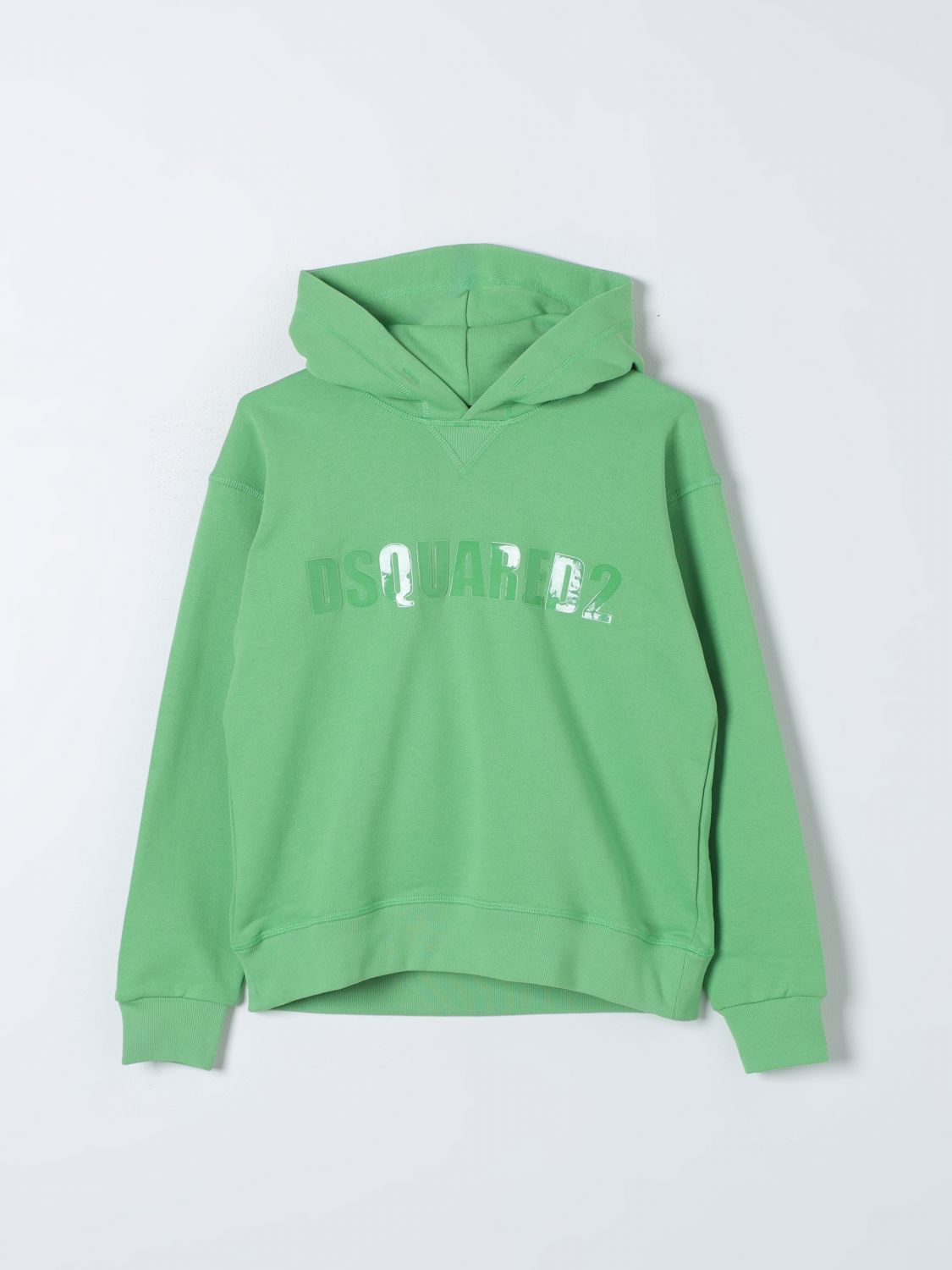 Shop Dsquared2 Junior Sweater  Kids Color Green