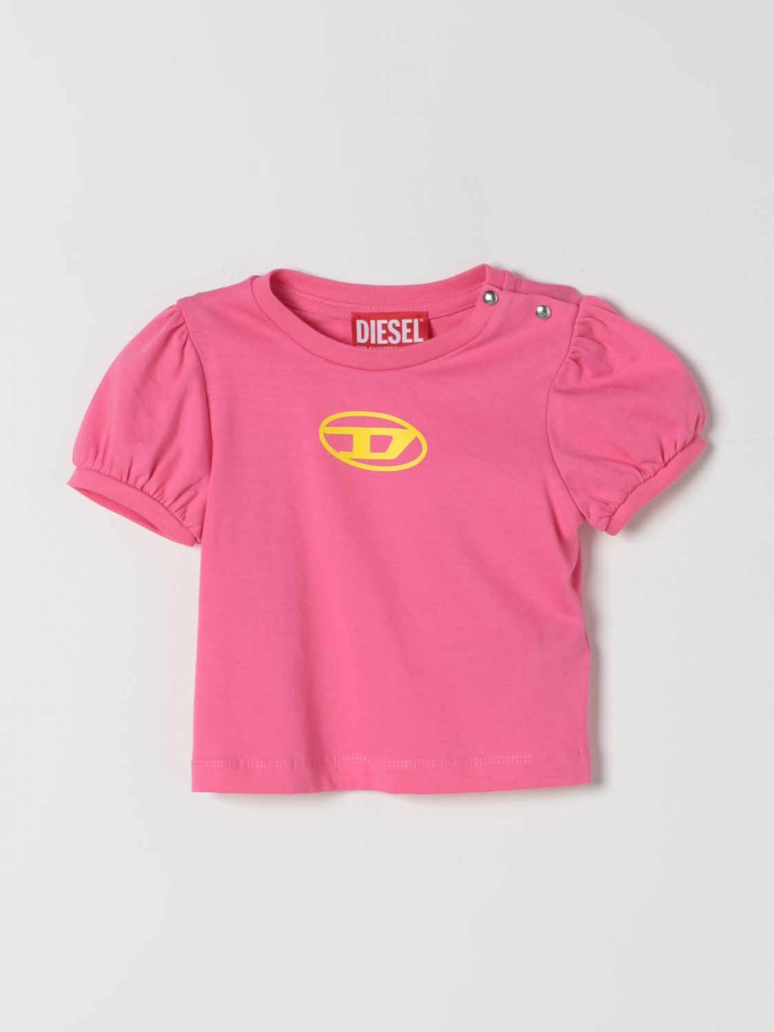 Shop Diesel T-shirt  Kids Color Pink
