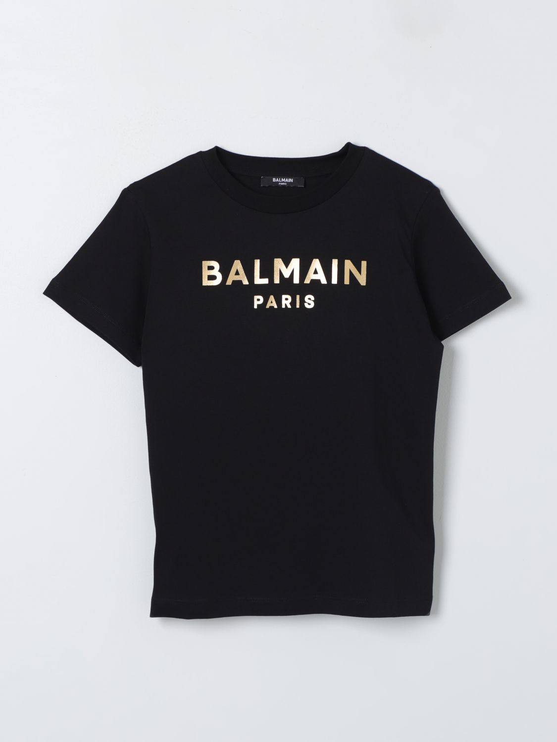 Shop Balmain T-shirt  Kids Kids Color Black 1