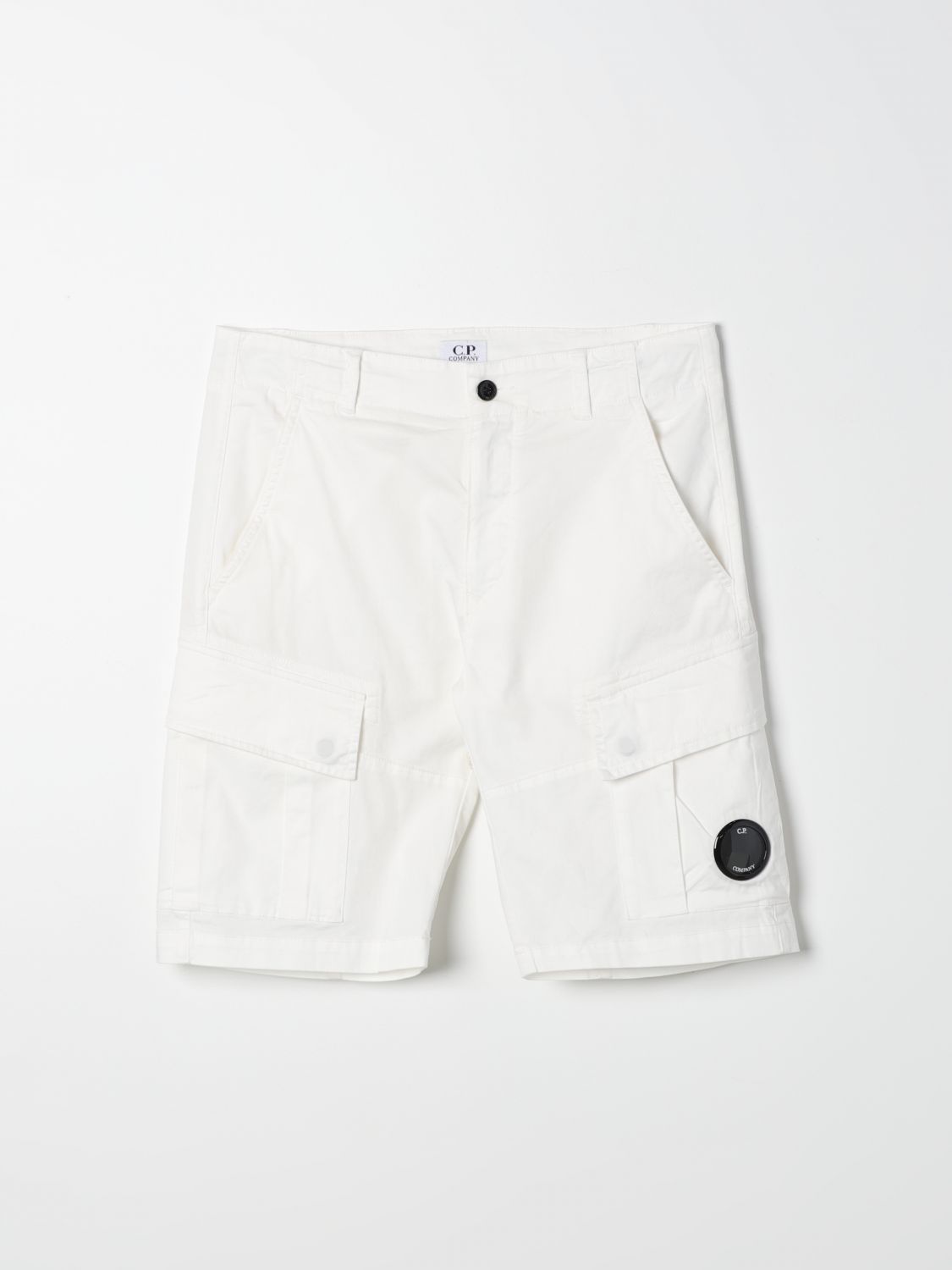 Shop C.p. Company Pants  Kids Color White