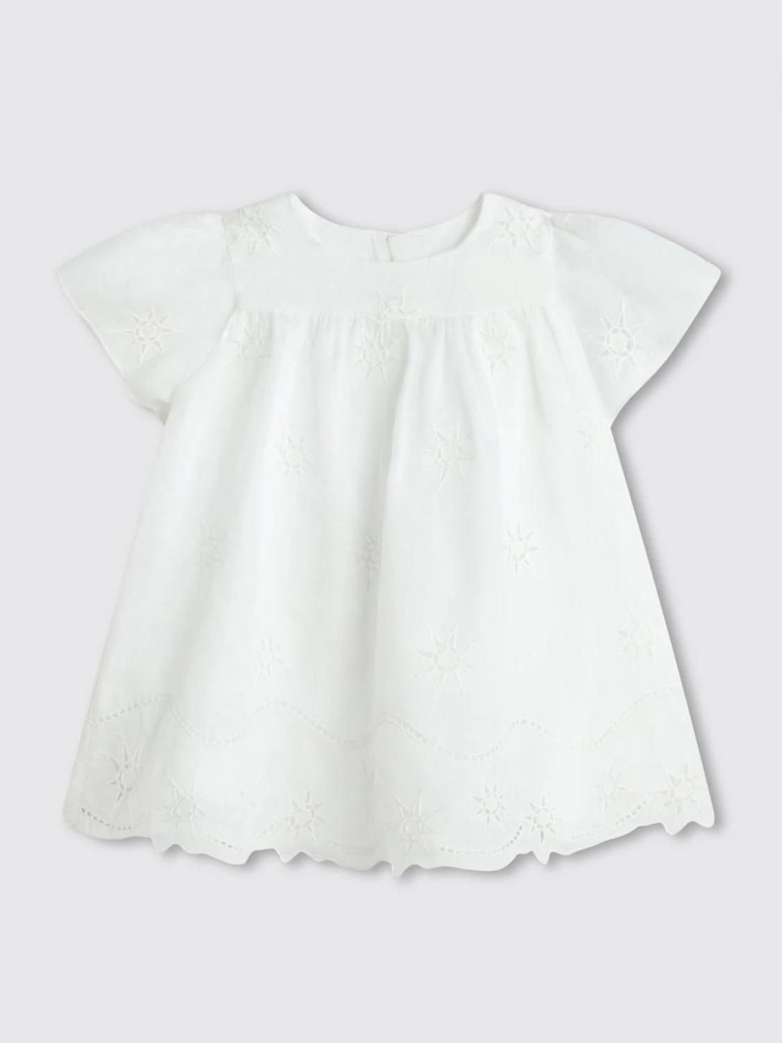 Chloé Romper Kids Color White In White