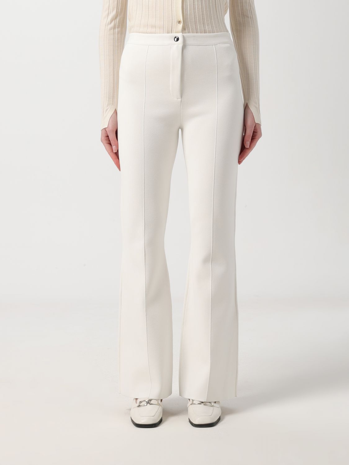 Shop Theory Pants  Woman Color White