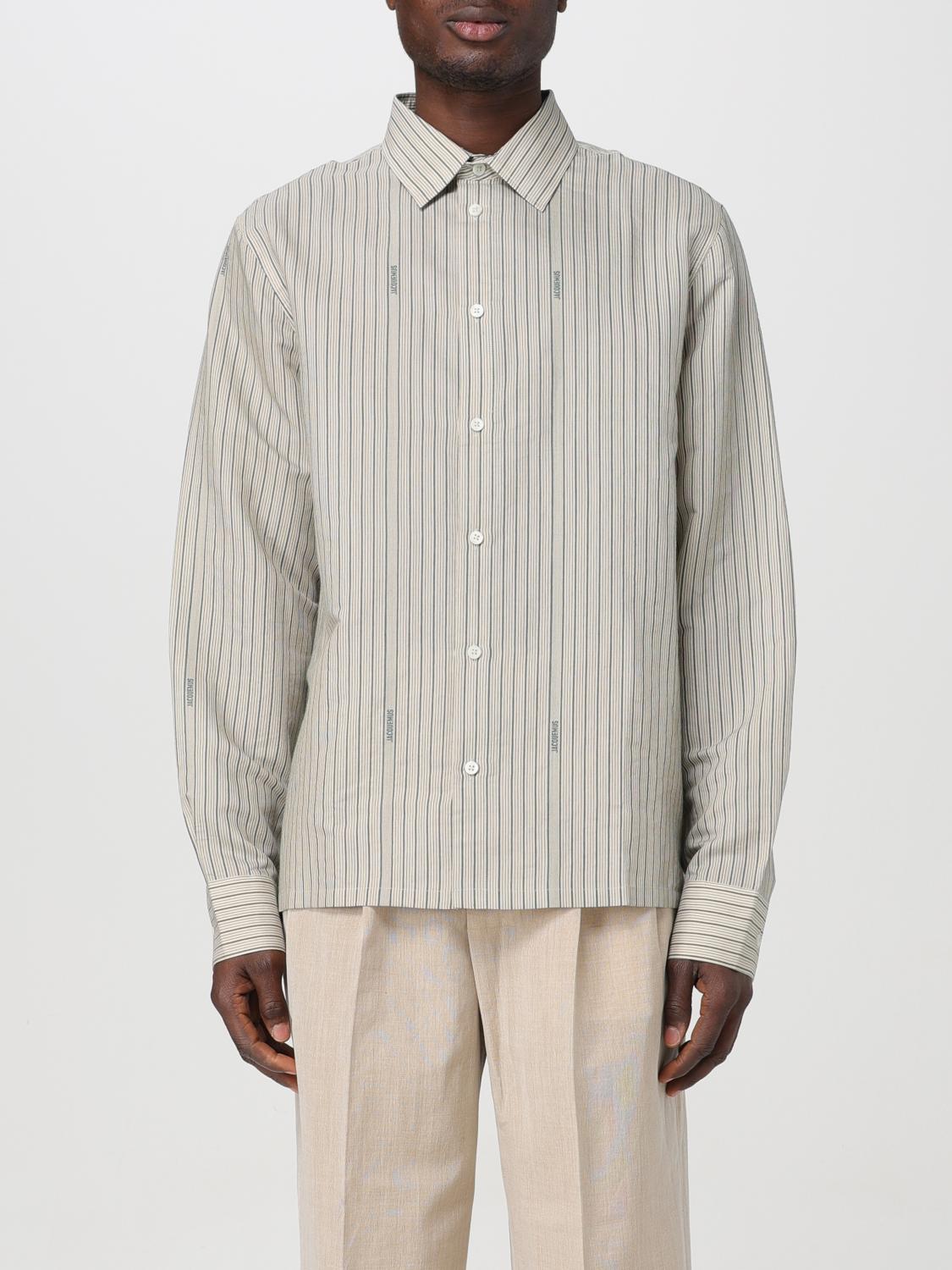 Shop Jacquemus Shirt  Men Color Green