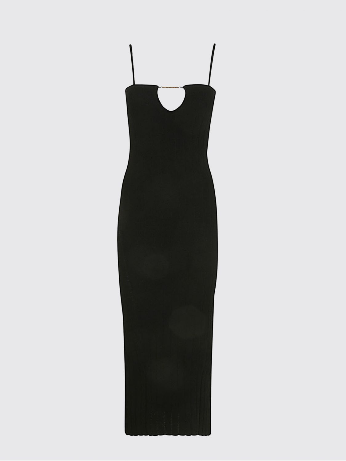 Jacquemus La Sierra Bodycon Maxi Dress In Black