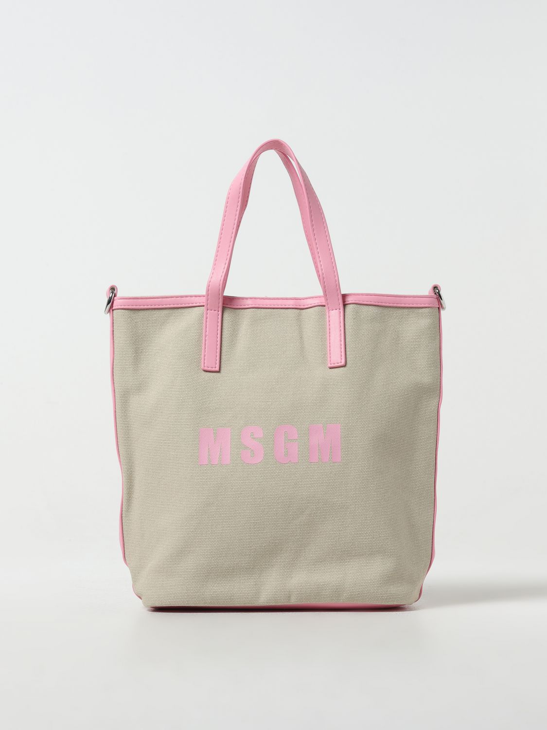 Shop Msgm Handbag  Woman Color Pink