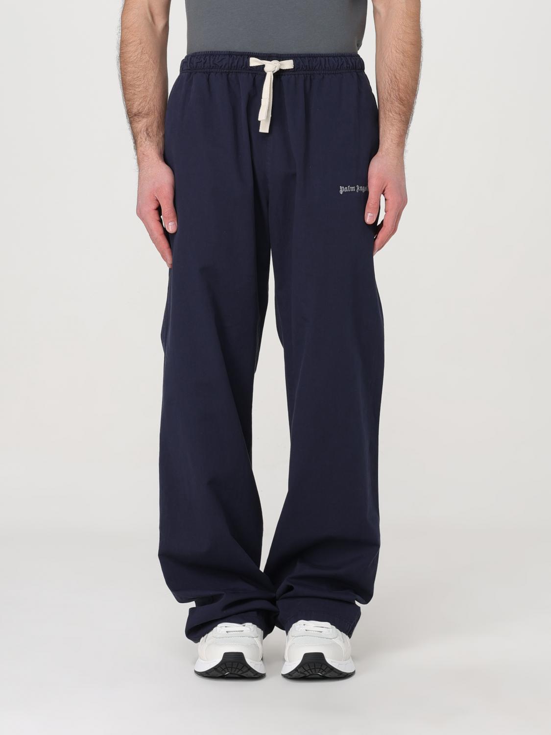 Trousers PALM ANGELS Men colour Blue