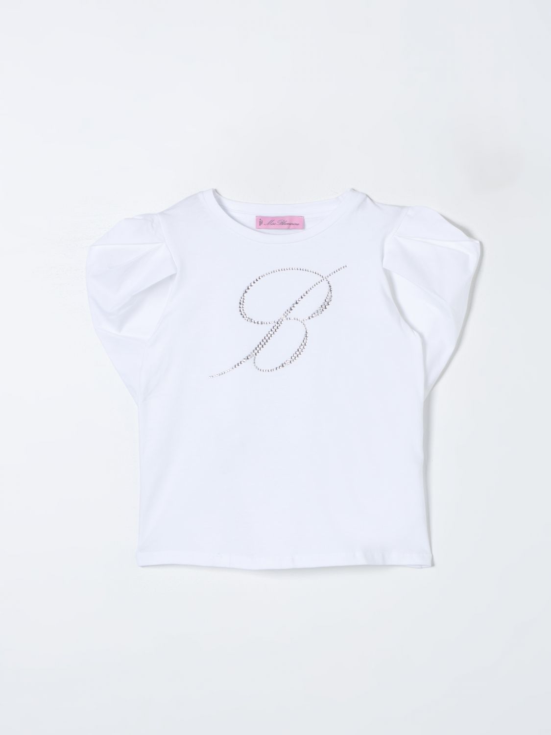 Shop Miss Blumarine T-shirt  Kids Color White