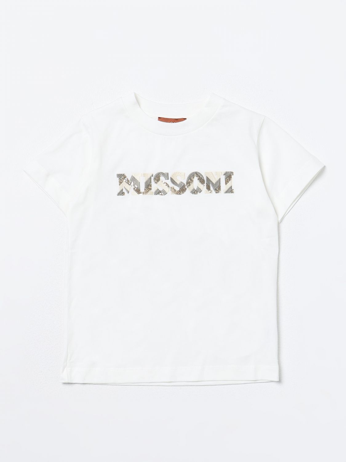 Shop Missoni T-shirt  Kids Kids Color White 1