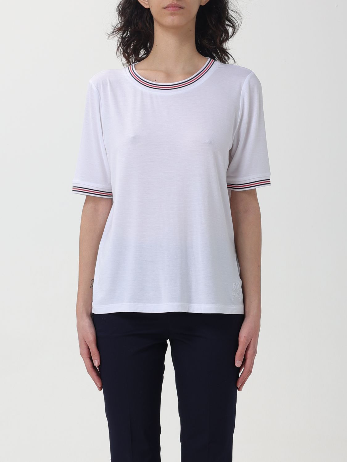 Shop Fay T-shirt  Woman Color White