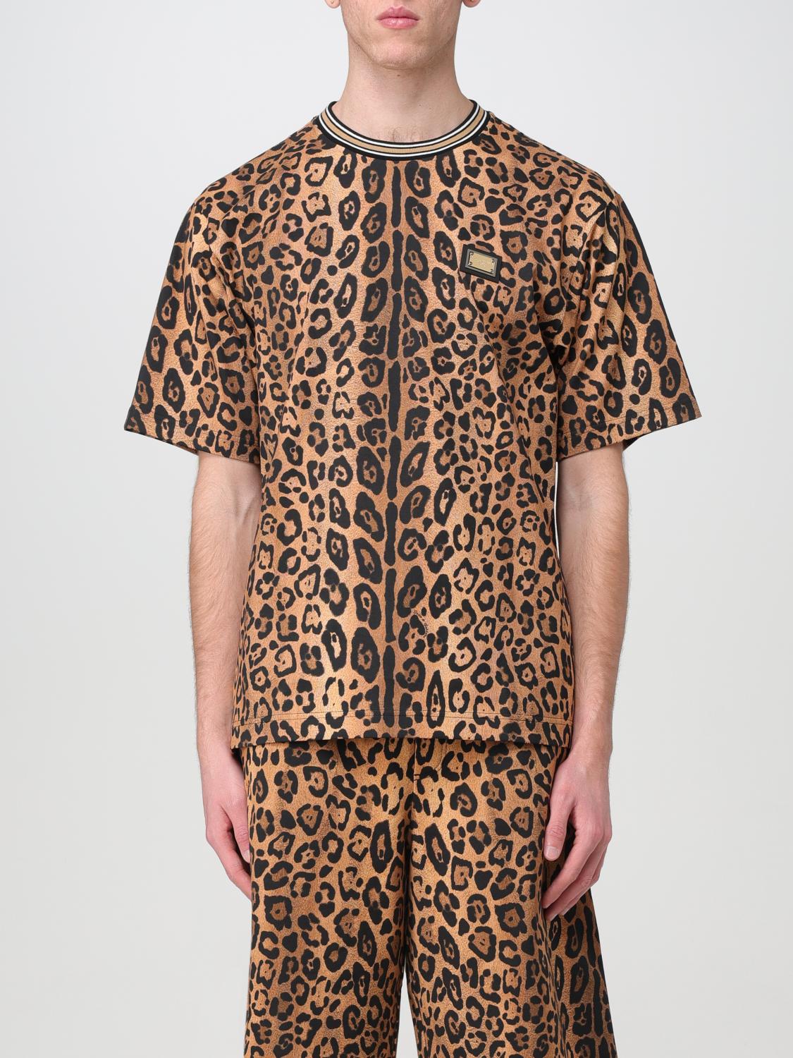 Dolce & Gabbana Cotton Crew-neck T-shirt In Multicolor