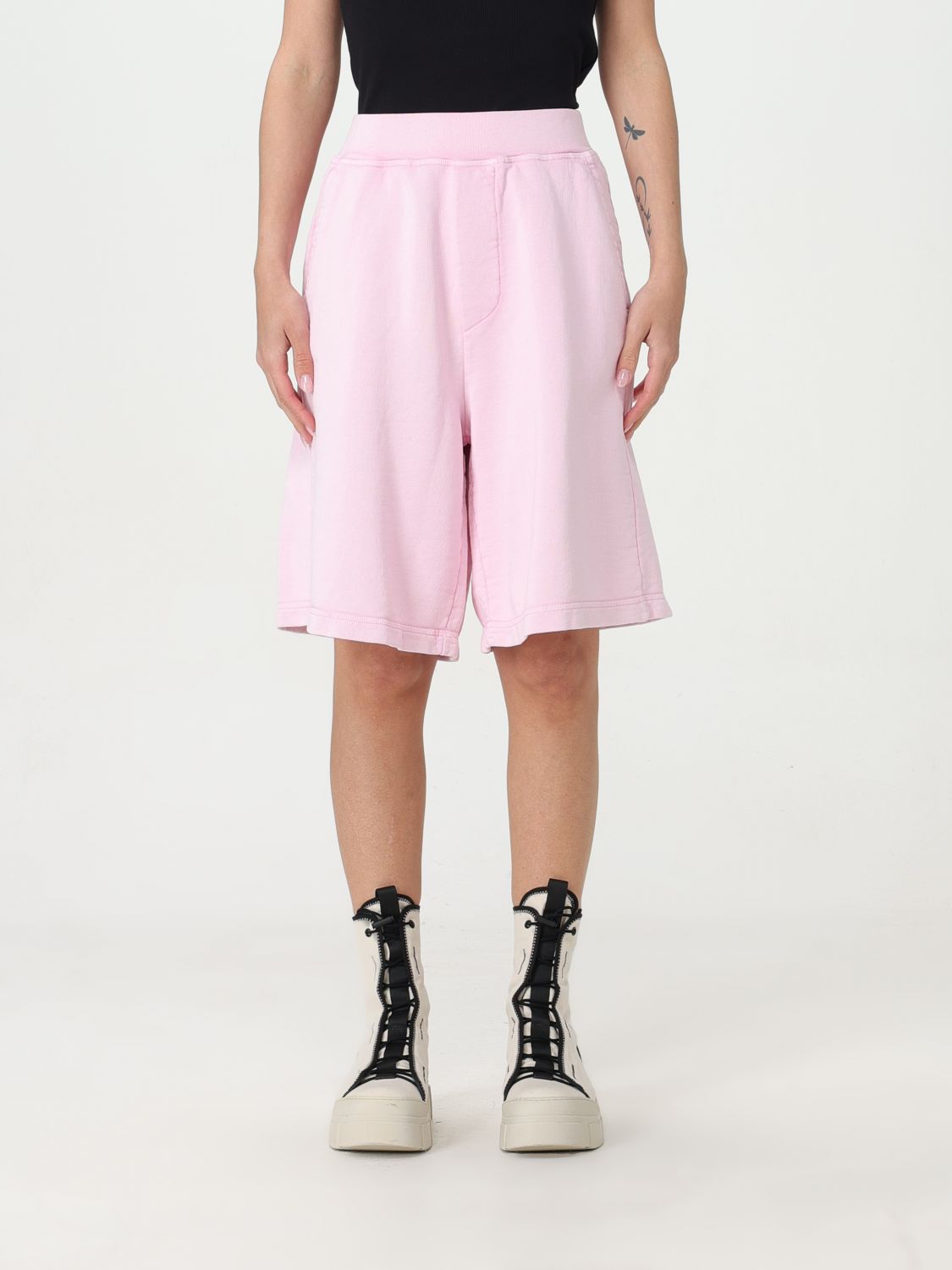 Shop Dsquared2 Short  Woman Color Pink