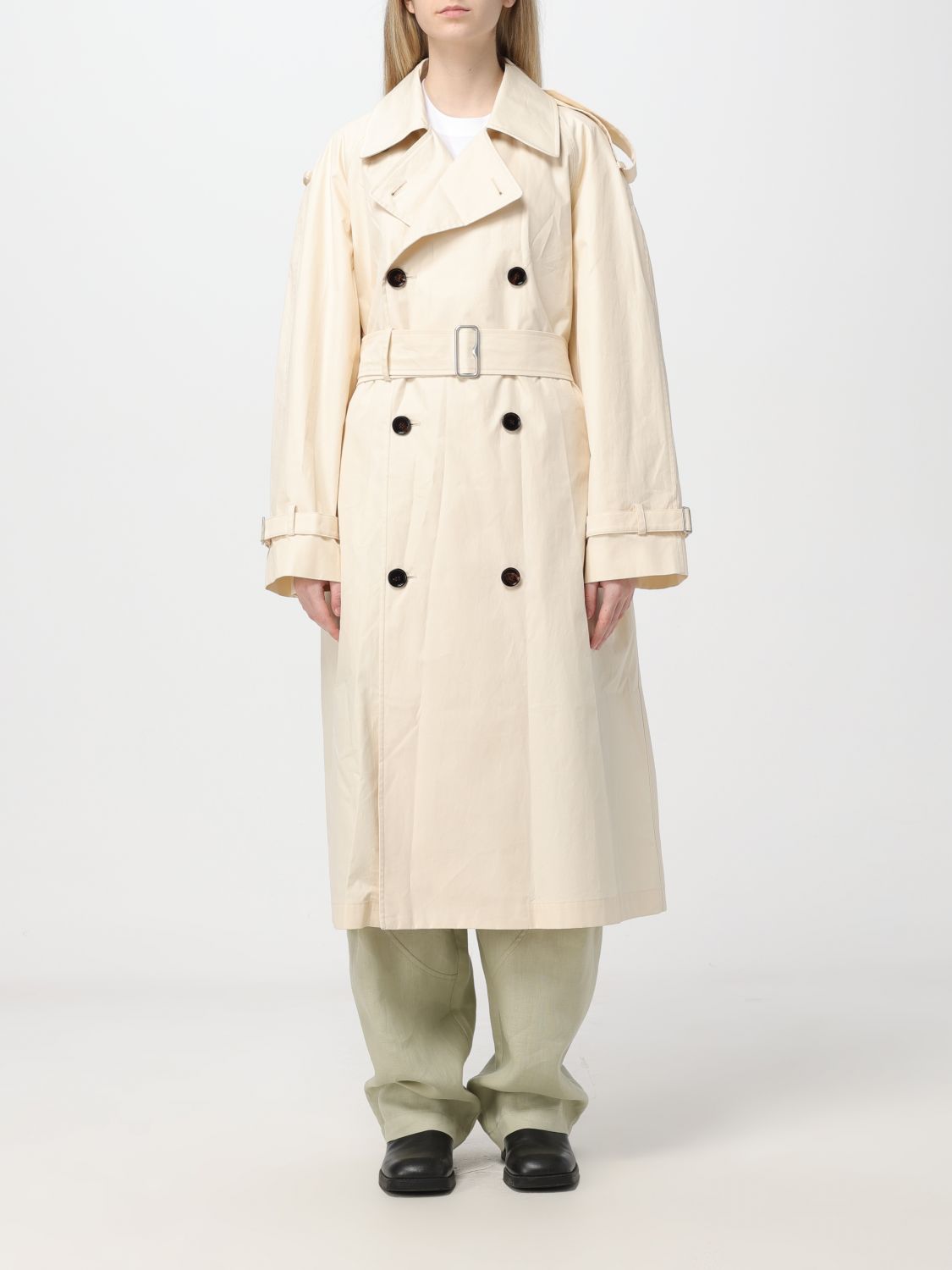 Burberry Trench Coat  Woman Color Ivory