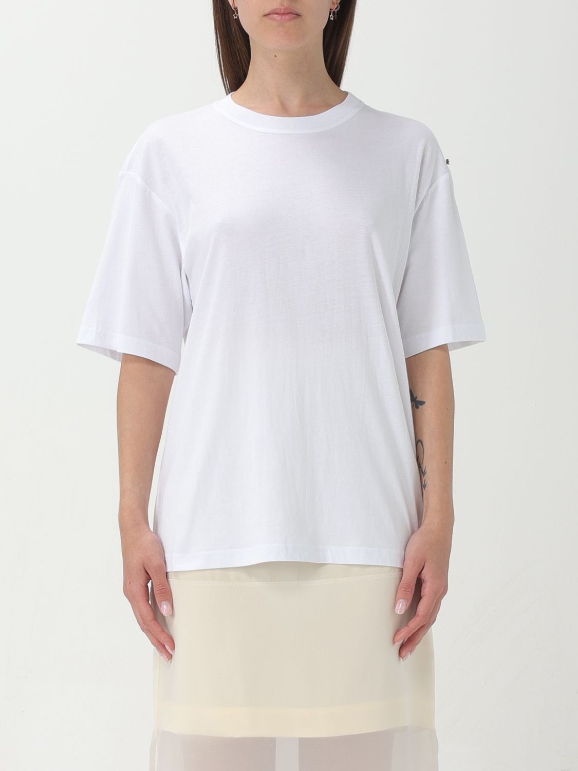 Shop Sportmax T-shirt  Woman Color White