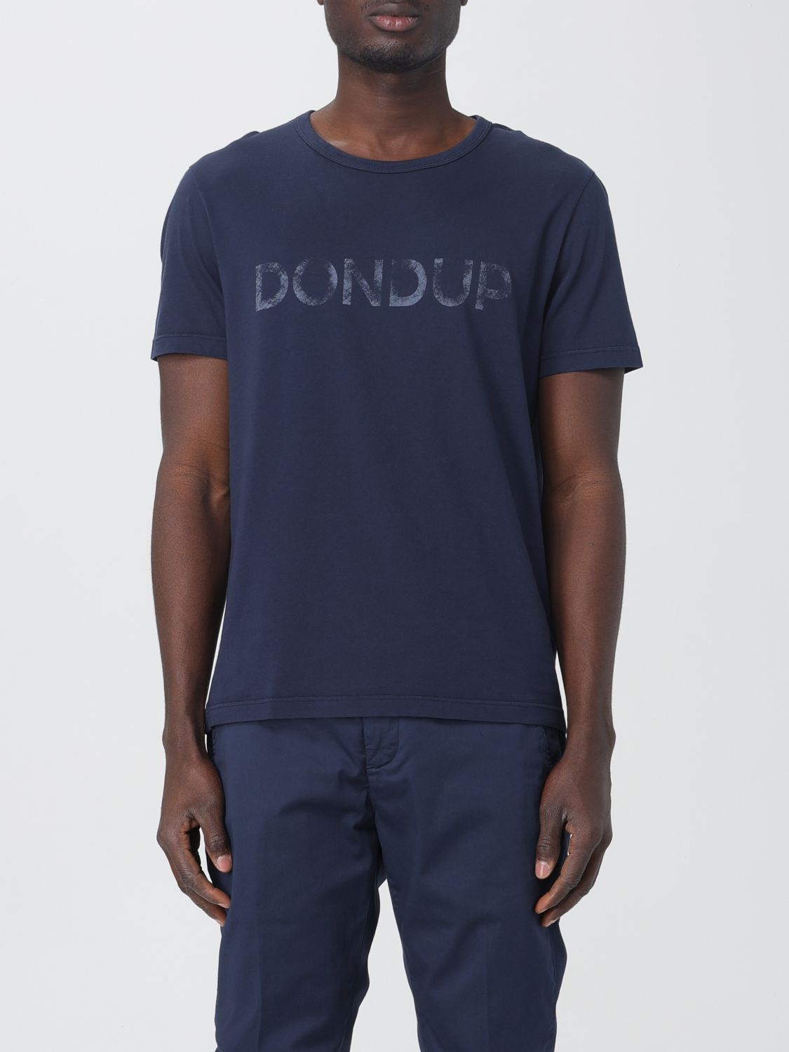 Shop Dondup T-shirt  Men Color Blue