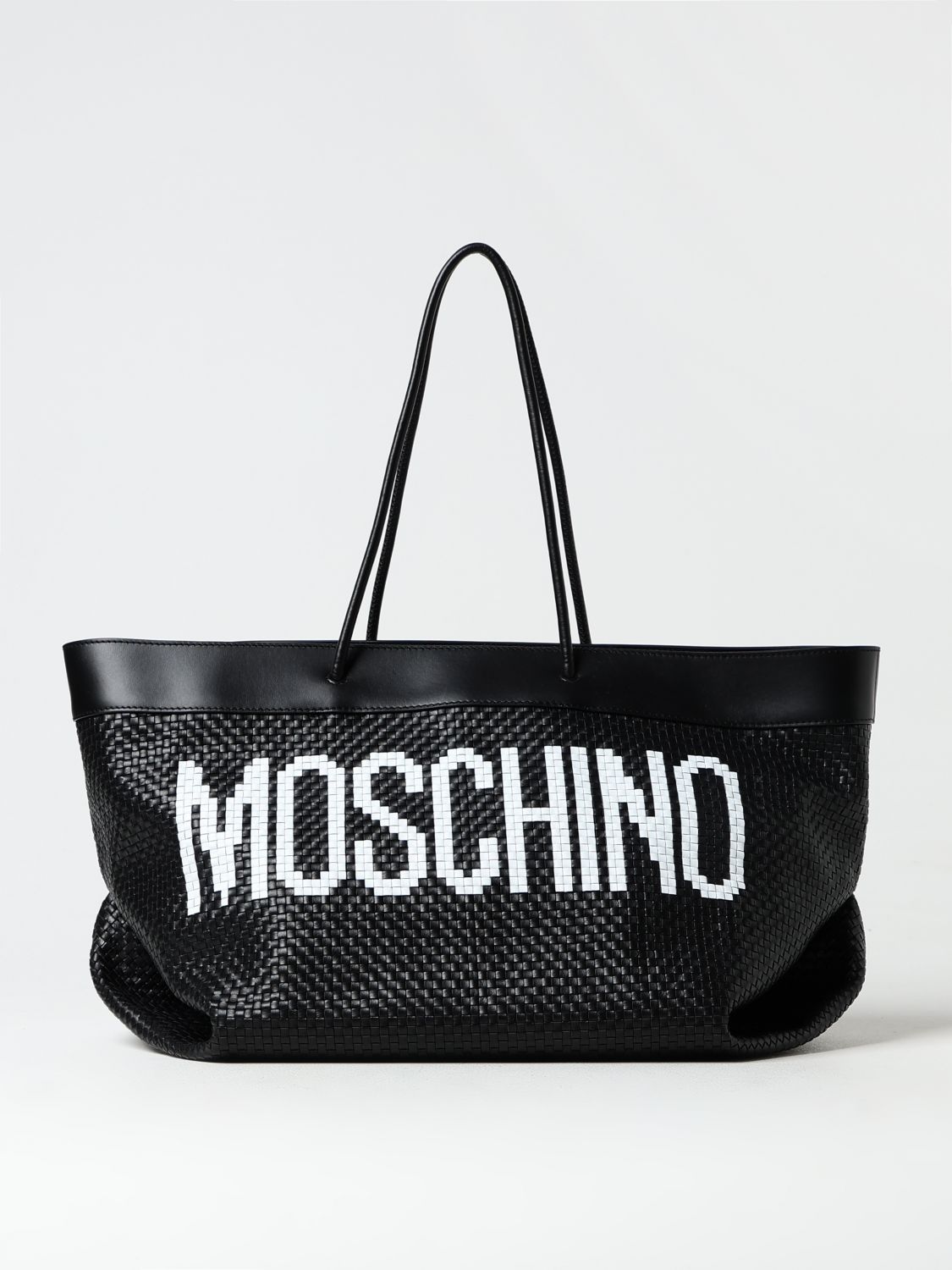 Shop Moschino Couture Tote Bags  Woman Color Black