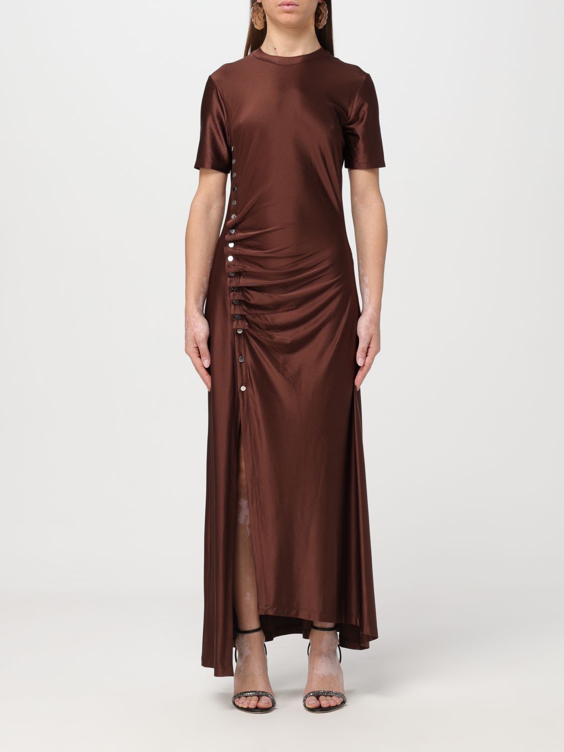 Rabanne Dress  Woman Colour Brown