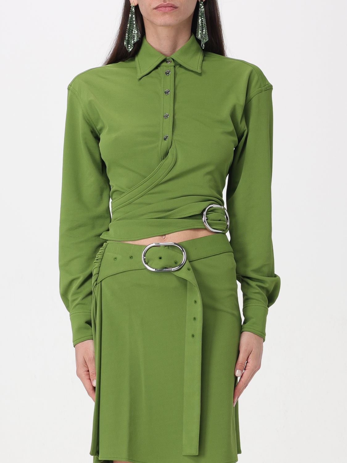 Rabanne Shirt  Woman Color Green