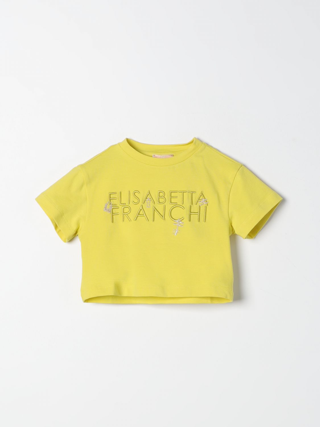 Elisabetta Franchi La Mia Bambina Kids' T恤  儿童 颜色 松枝绿 In Cedar