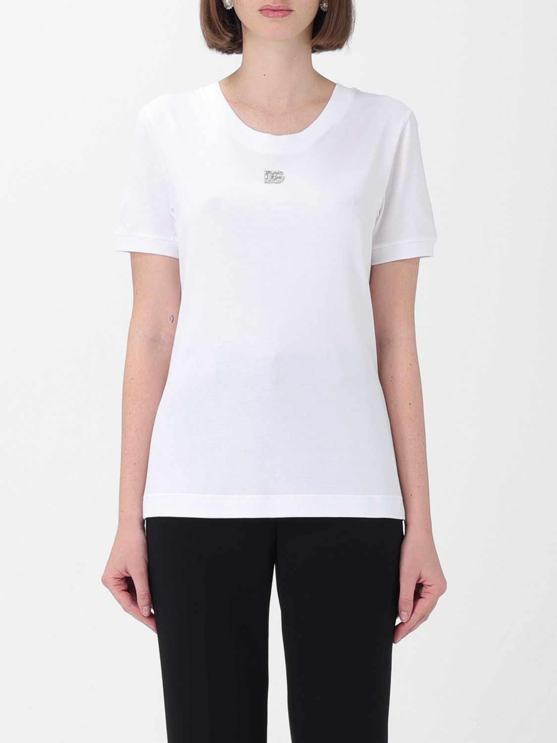 Shop Dolce & Gabbana T-shirt  Woman Color White