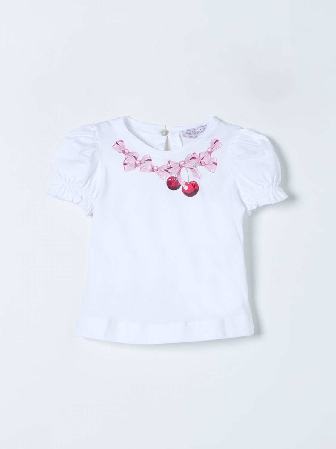 Shop Monnalisa T-shirt  Kids Color White