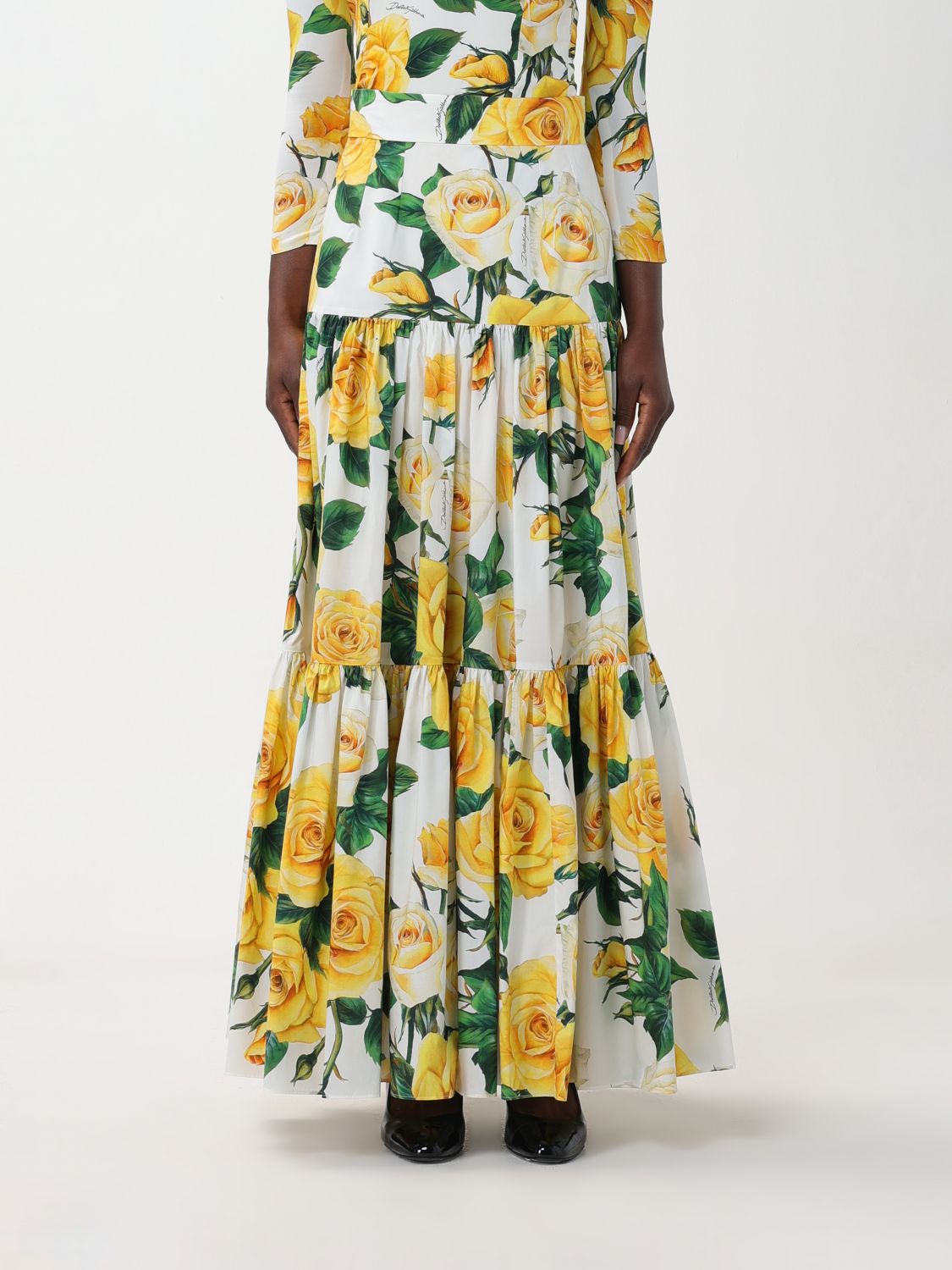 Shop Dolce & Gabbana Skirt  Woman Color Multicolor