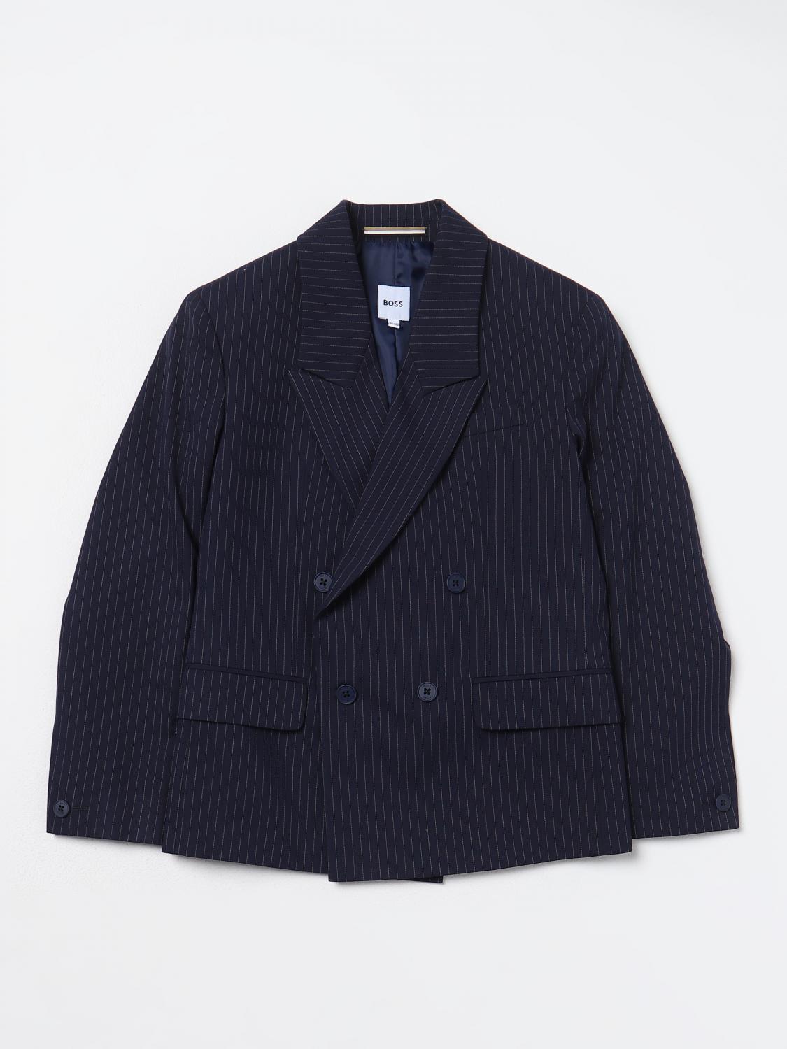 Bosswear Jacket Boss Kidswear Kids Color Marine In Marine
