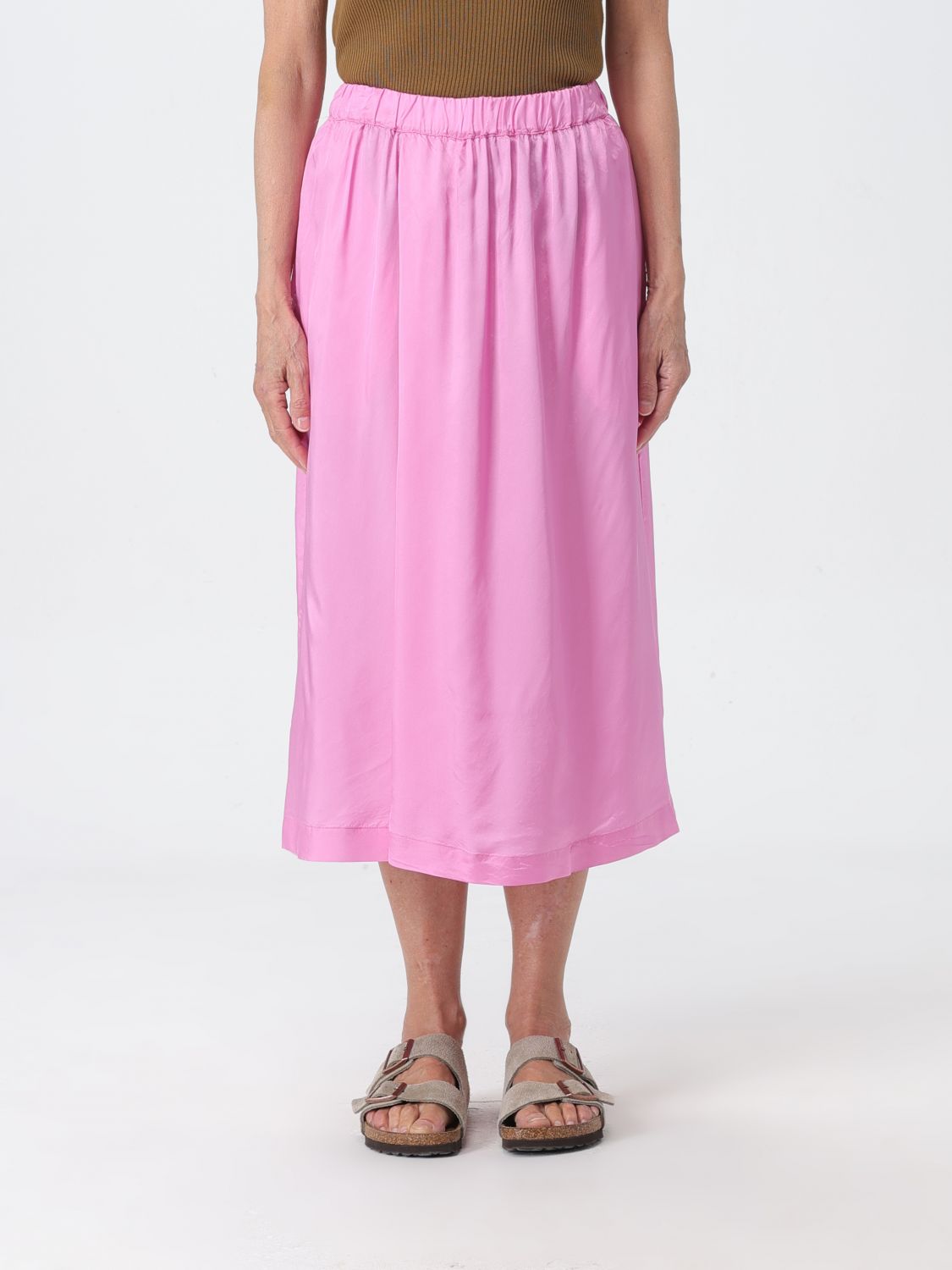 Shop Aspesi Skirt  Woman Color Pink