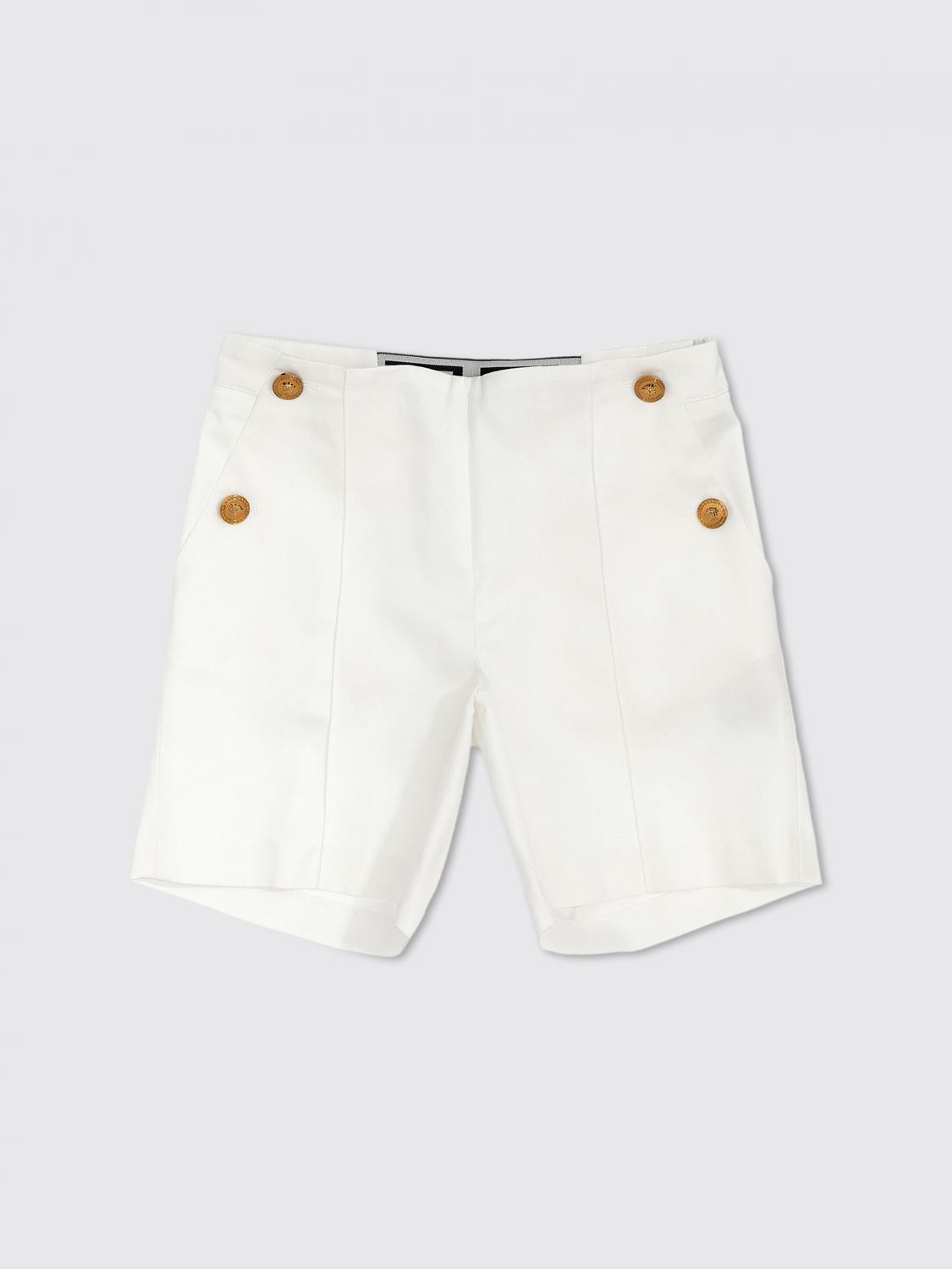 VERSACE Shorts Kids color White　VERSACE ショーツ キッズ カラー ホワイト VERSACE