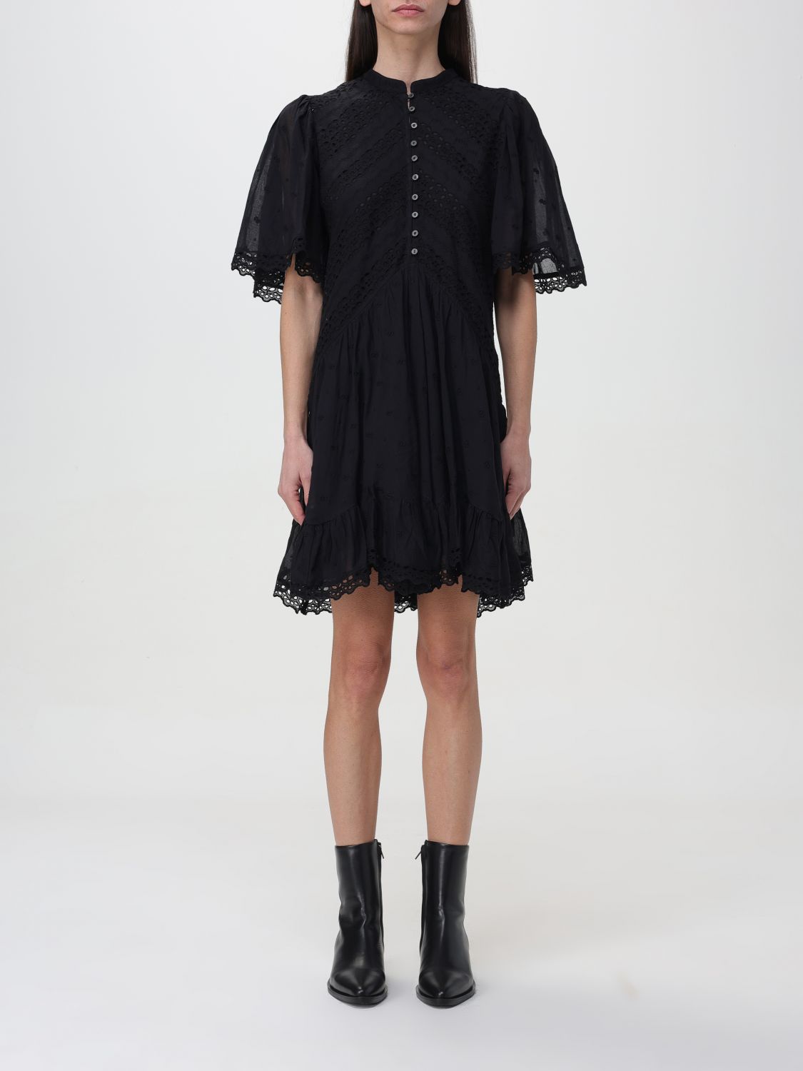 Shop Isabel Marant Étoile Dress Isabel Marant Etoile Woman Color Black
