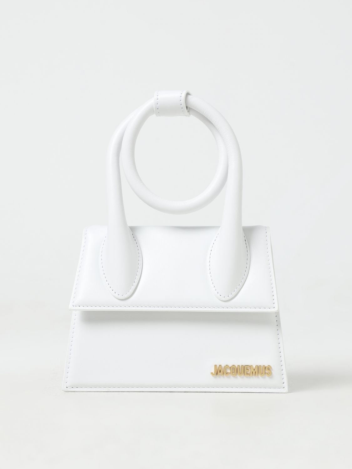Shop Jacquemus Mini Bag  Woman Color White