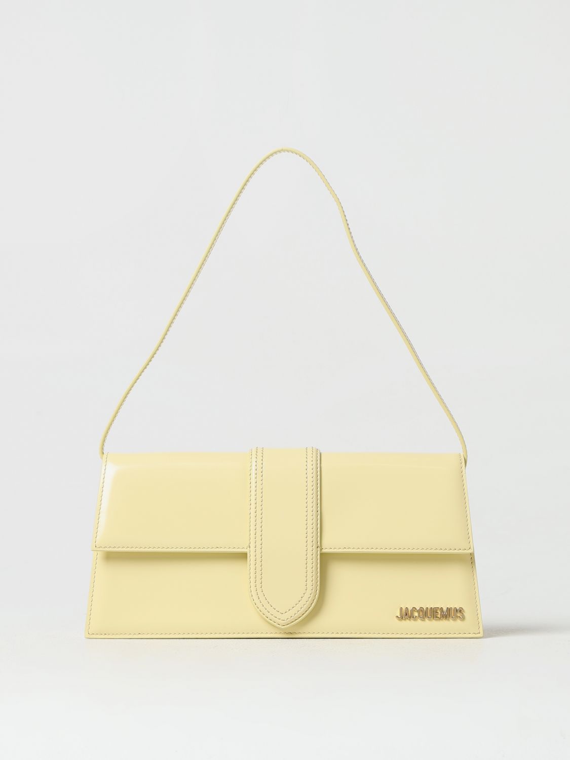 Shop Jacquemus Shoulder Bag  Woman Color Yellow