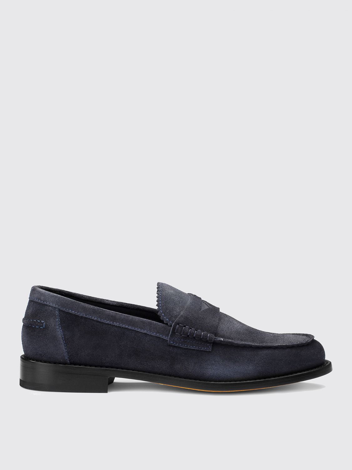 Shop Doucal's Loafers  Men Color Blue