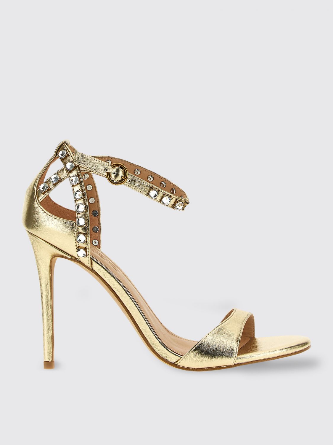Shop Pinko Heeled Sandals  Woman Color Gold