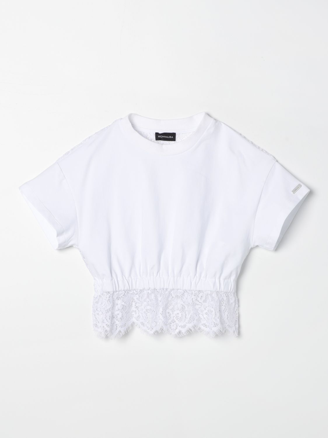 Shop Monnalisa T-shirt  Kids Color White