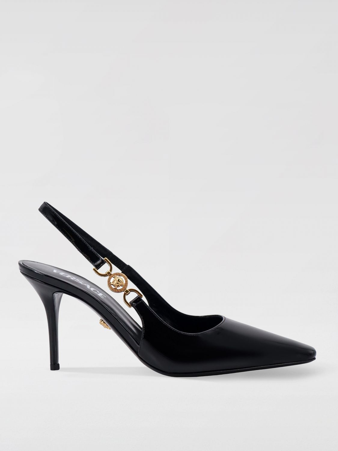 Shop Versace High Heel Shoes  Woman Color Black