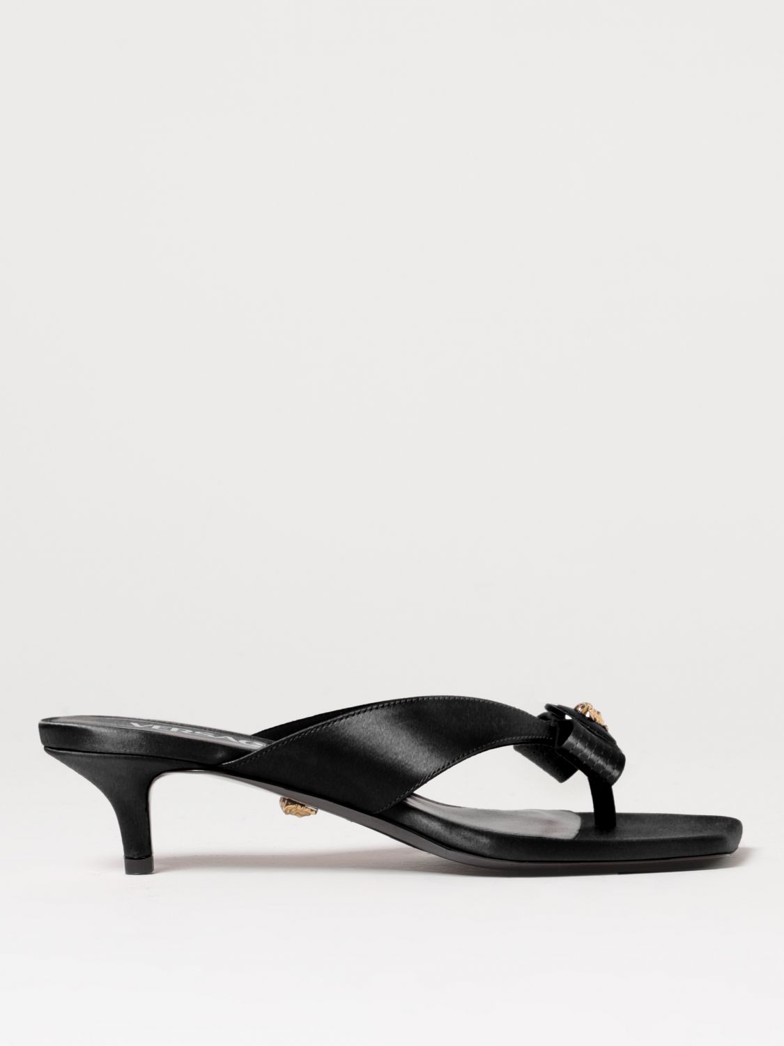 Versace Heeled Sandals  Woman Colour Black