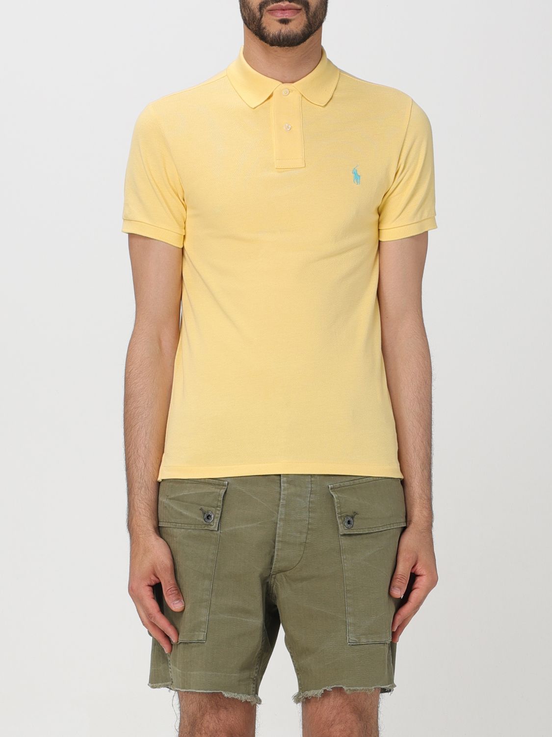 Polo Ralph Lauren Polo Shirt  Men Color Yellow