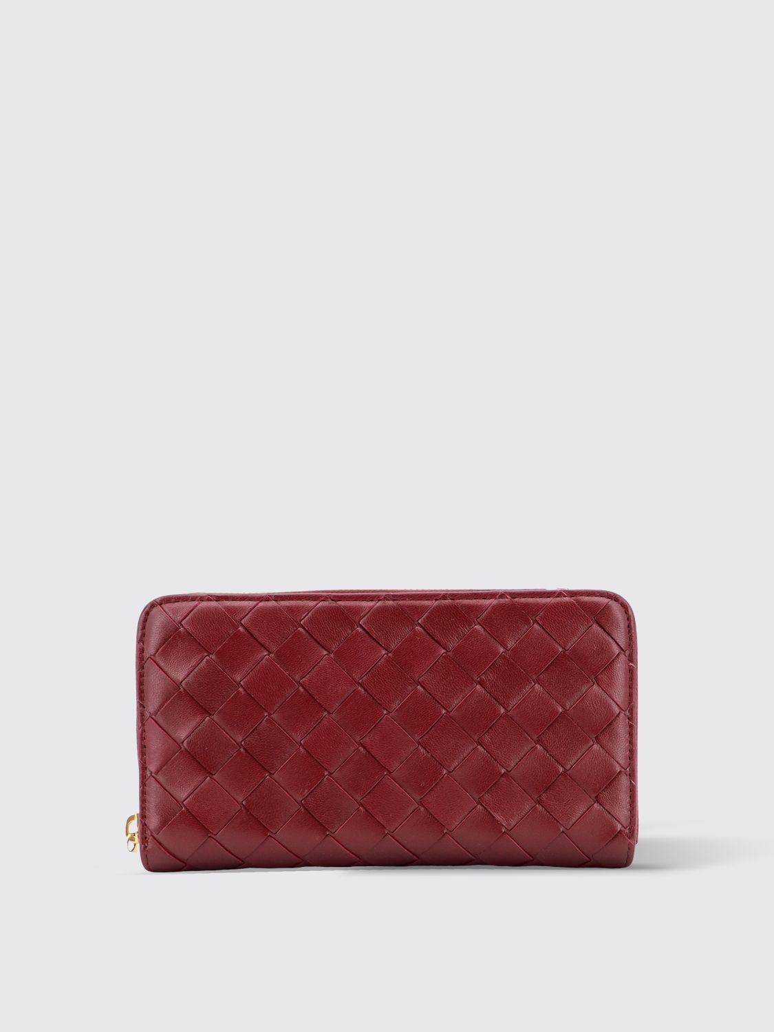 Shop Bottega Veneta Wallet  Woman Color Red